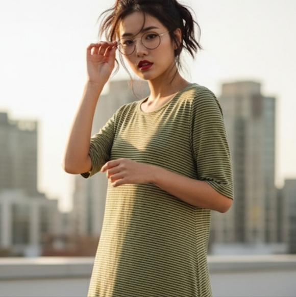 Bryn Walker Bamboo Cotton Blend Comfy Maxi Dress Oversized Baggy Lagen Size S - Picture 2 of 13